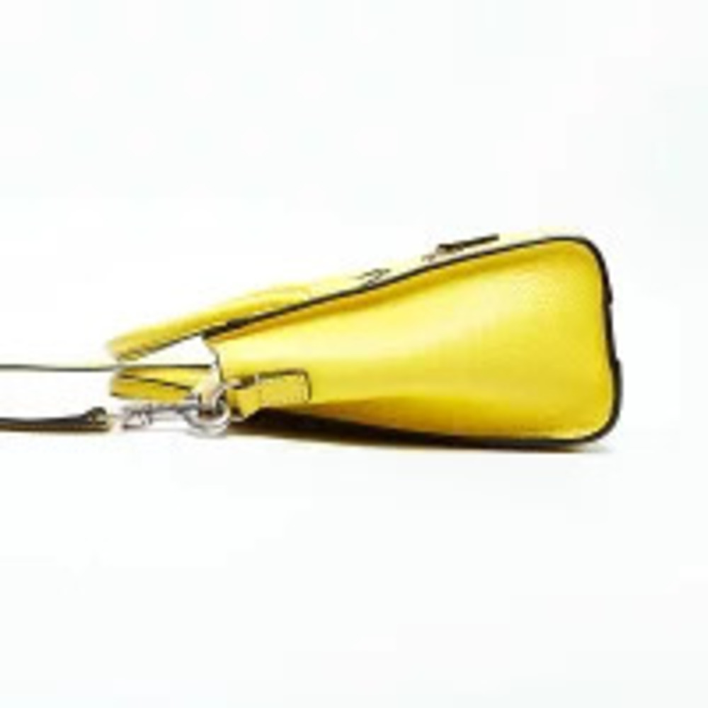Celine Luggage Leather Handbag Yellow - Picture 4 of 13